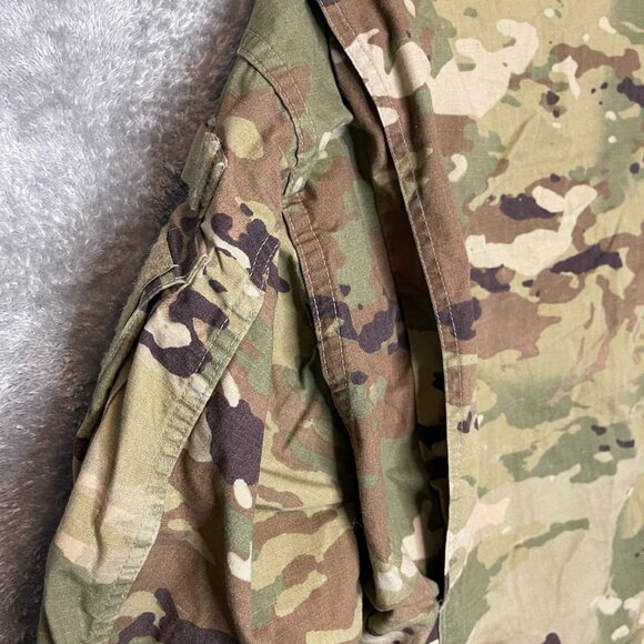 Tru Spec Women Military Army ACU OCP Scorpion Camo Full Zip Cargo Jacket M Long - Picture 9 of 13